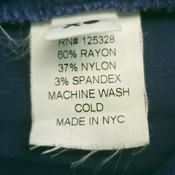 BAW Shop active uniform slim tapered leg stretch pants in royal blue Size XS - Picture 6 of 8